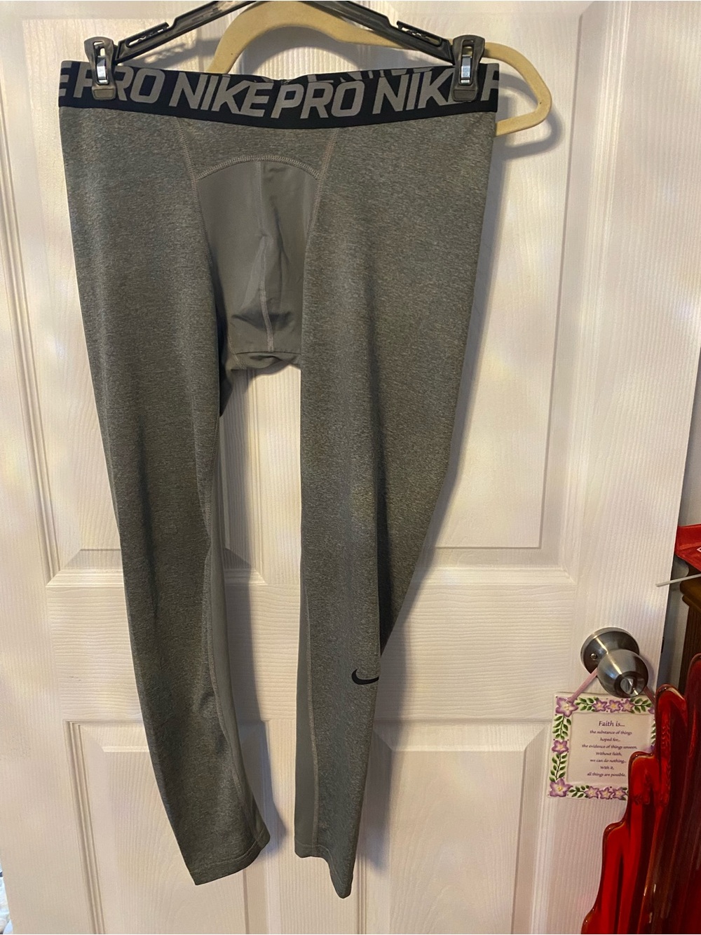Nike Gray Performance Compression Tights